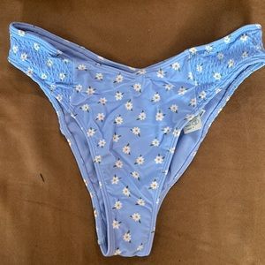 Daisy high leg bikini bottoms